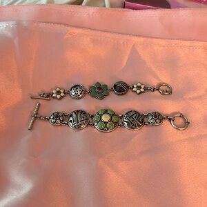 2 bracelets with different stone. Matching Ring in my closet